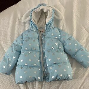 Rokka&rolla puffer fleece jacket 12-18M